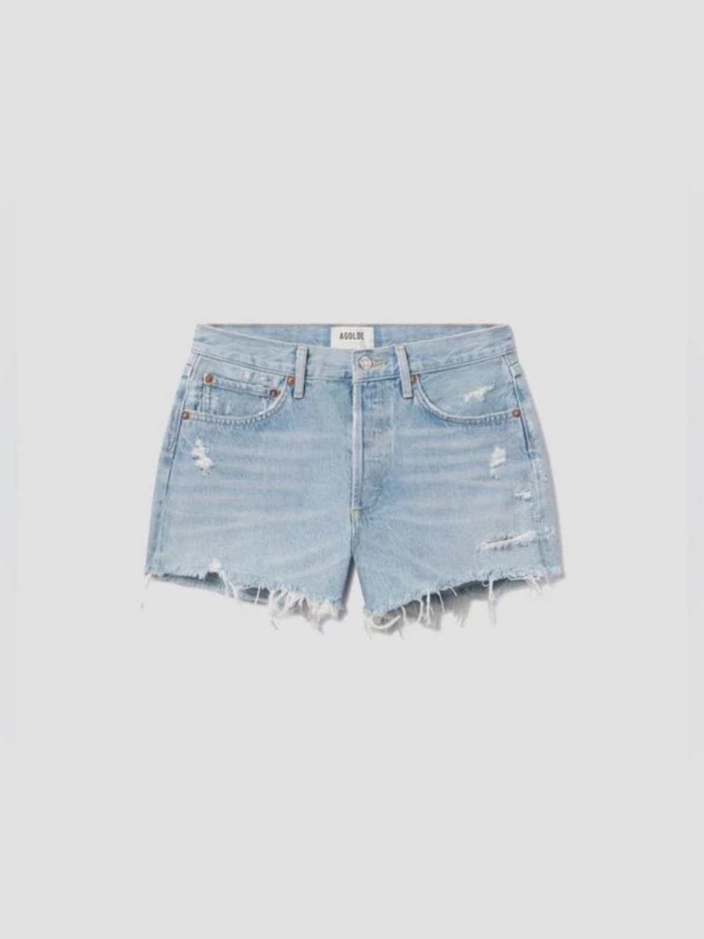 Agolde Parker Vintage Cut Off Short in Swap-meet sz 25 - Picture 3 of 13